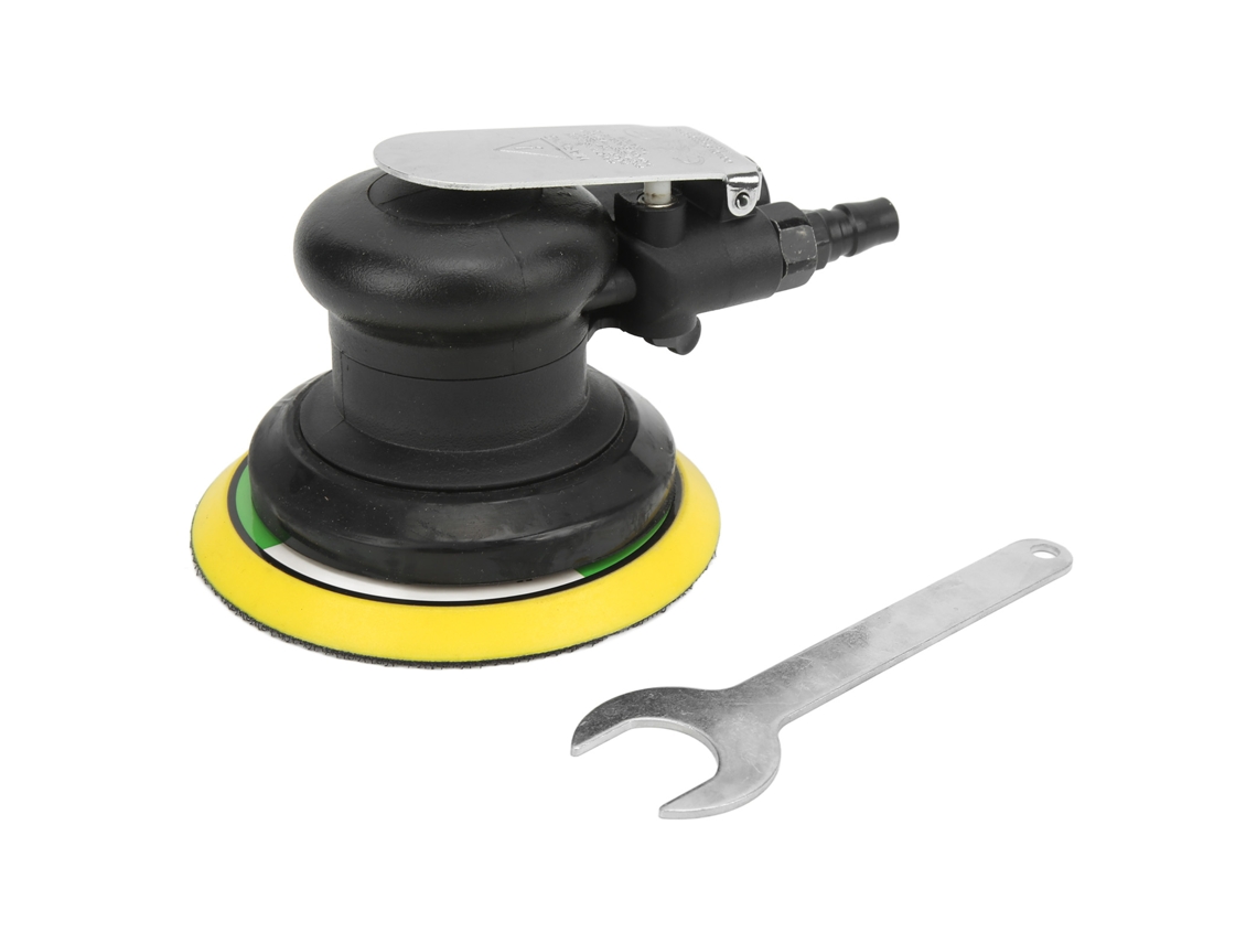 Lixadeira Pneumática de 5 Polegadas, 12000 Rpm, Silenciosa, para Carrocerias, Móveis e Metais BRILVIBERA