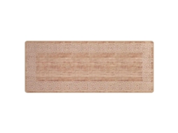 Conjunto 1 Tapete Runner Vidaxl Branco Poliéster (100 X 350 Cm)