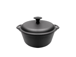 Cazuela de hierro fundido esmaltada ø 24 cm. con asas