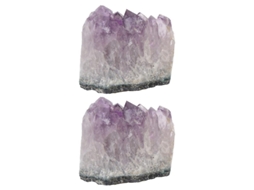 2Pcs Ornamento de Mesa de Cristal Natural ALLINLESS