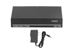 Divisor de Vídeo EOOCOO (1 Entrada 4 Saídas, Distribui Sinais Bnc Hd)