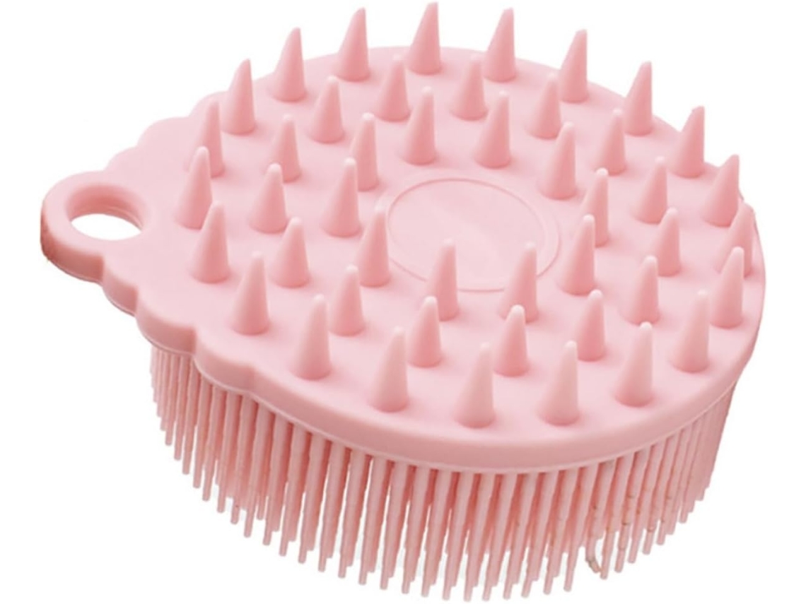 Lurelia Escova De Banho Para Bebé, Silicone Macio, Dupla Face E Escovagem A Seco