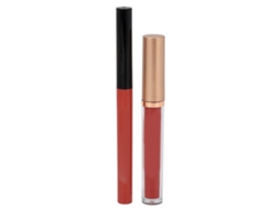 Set De Lápiz Labial E Lápiz Labial Mate Líquido Impermeável De Longa Duração Para Maquiagem