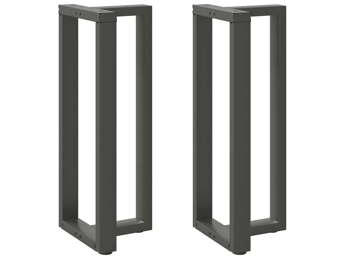 Bar Table Leg, Bar Table Legs Vidaxl Antracite Aço (40 X 35 X (100-101) Cm)