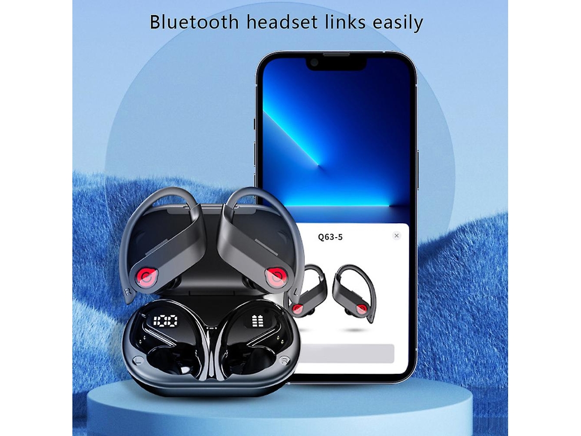 Auriculares Bluetooth True Wireless YDCY Earbud 5.3 Noise Cancelling Mic Led Display For Sport Run Workout
