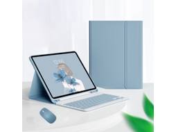 Lurelia Capa Com Teclado Bluetooth Para Ipad Mini 4 7.9 Com Suporte Para Caneta