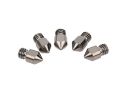 Set De 5 Bicos Para Impressora 3d Mk8, 1.75mm, Aço Temperado, 0.2-1.0mm, Acessórios De Impressão 3d