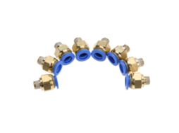 Conectores Rápidos Neumáticos De Empuje Rectos Con Rosca Macho Tubería 8mm (pc8-1 10pcs)