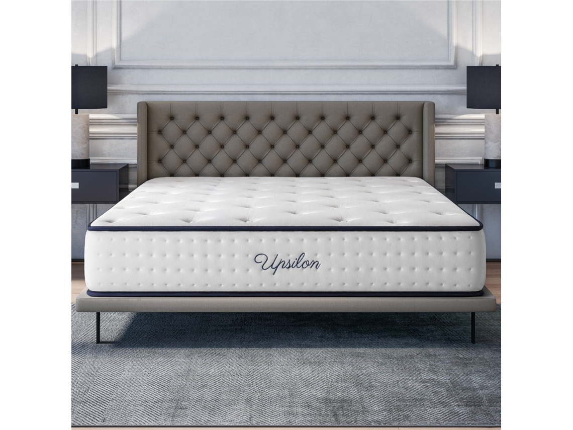 Colchão De Espuma Cosmos Upsilon, Viscoelástica Premium, Núcleo De Dupla Densidade E Reversível