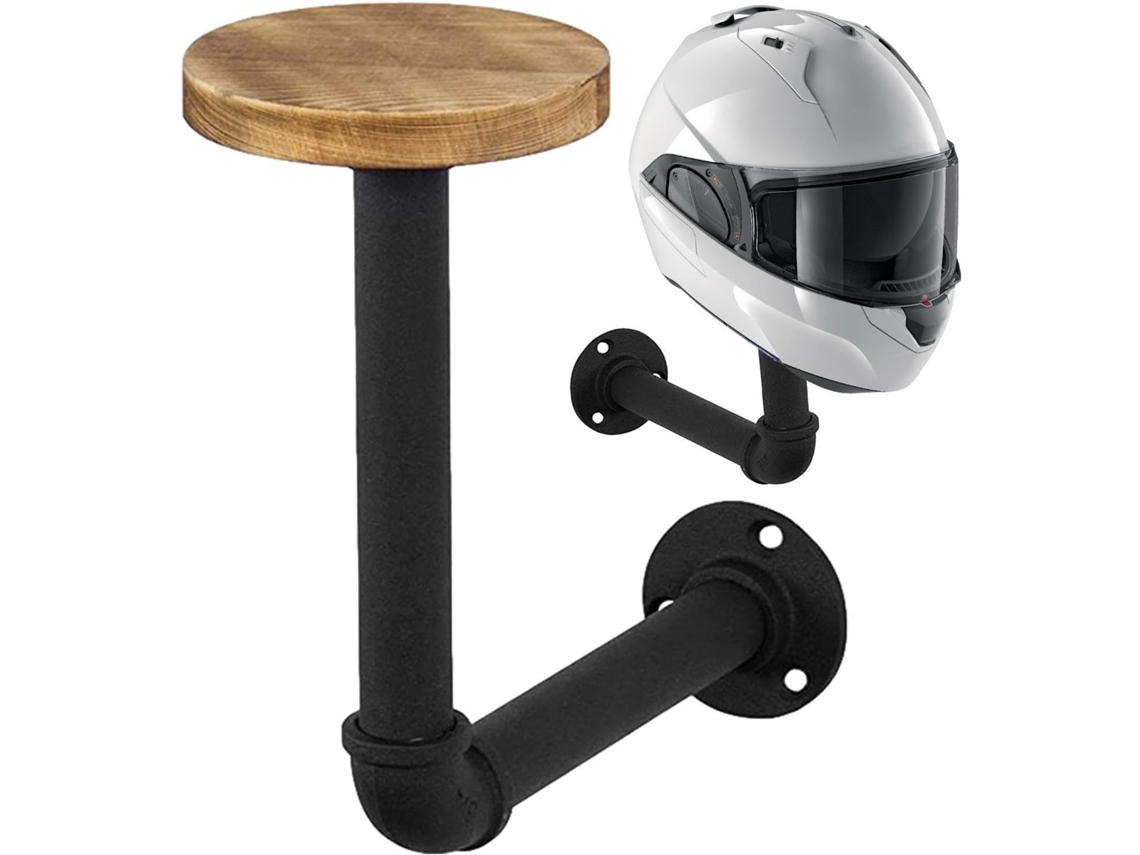 Suporte Para Capacete – De Parede Metálico Capacetes Bicicleta Ajustável Motocicleta Organizador Portátil Casacos
