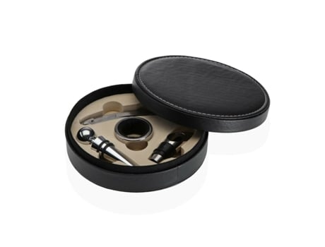Conjunto de Acessórios para Vinho VERSA Aço Polipele