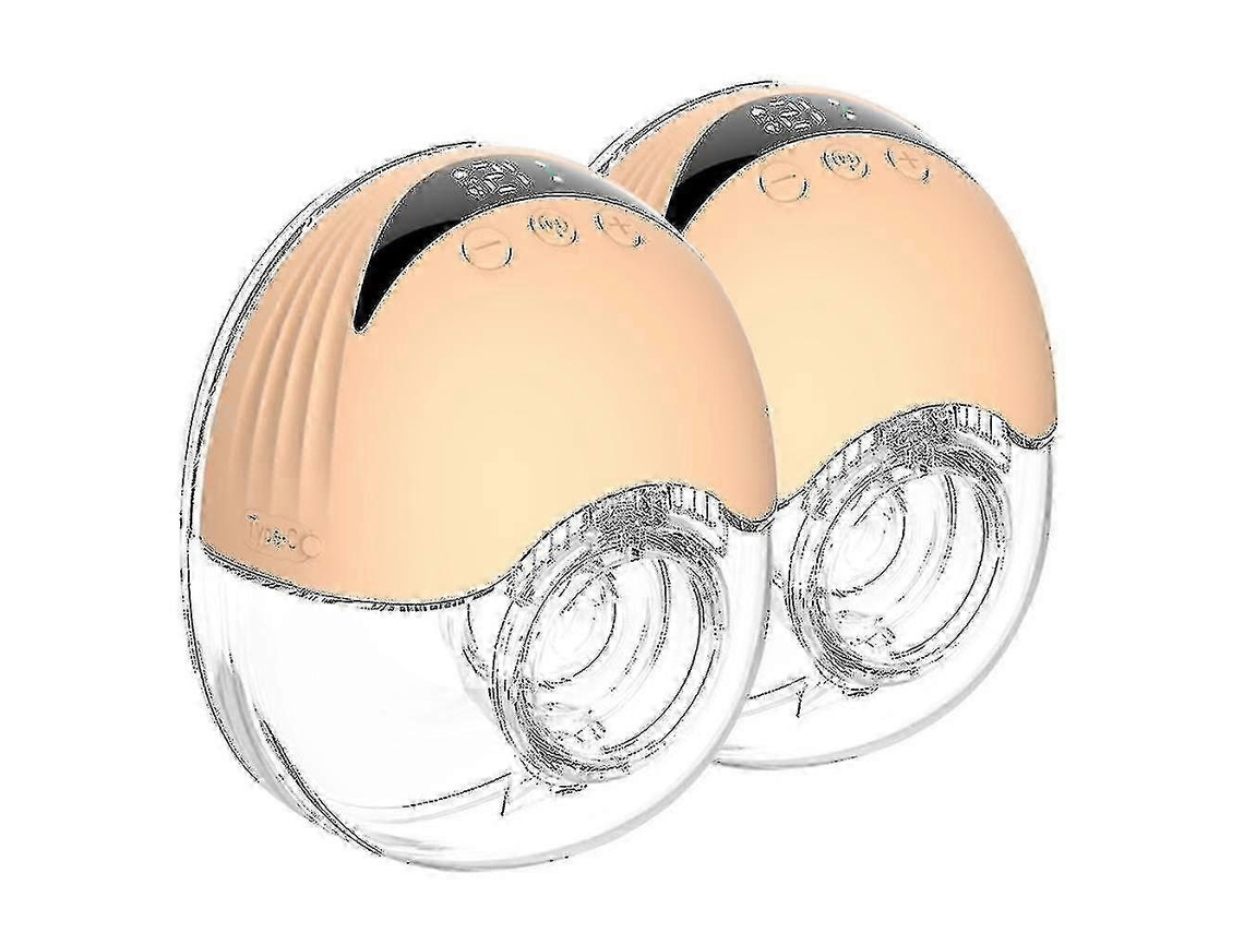 Elysve Kit Com 2 Bombas Tira-leite Elétricas Portáteis Com Visor Led E 4 Modos