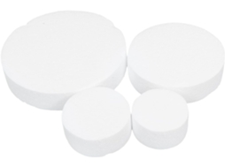 Formas redondas de espuma para decoração de boliche