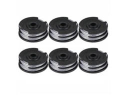 Conjunto De 6 Bobinas Para Aparador De Relva, Compatível Com Bosch Art F016800351, Peça De Reposição Para Corte E Manutenção De Relvado