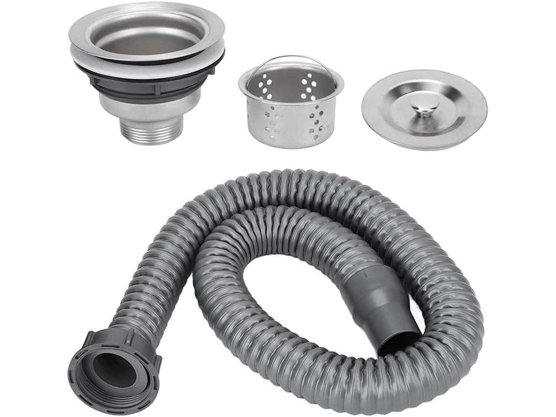 Ralo SFUSHOS de aço inox para salão de cabeleireiro com coletor de cabelo