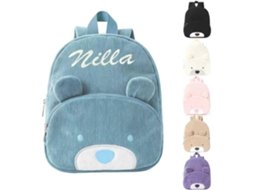 Mochila Infantil Personalizável, Pequena Bordada Para Bebês, Escolar Personalizada Com Nome Bordado Meninas