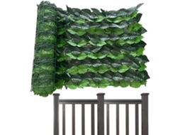 Tela de Privacidade Externa, Realista, com Folhas Densas, Verde, Hera Artificial, para Jardim, Quintal, Pátio, CHABERLU