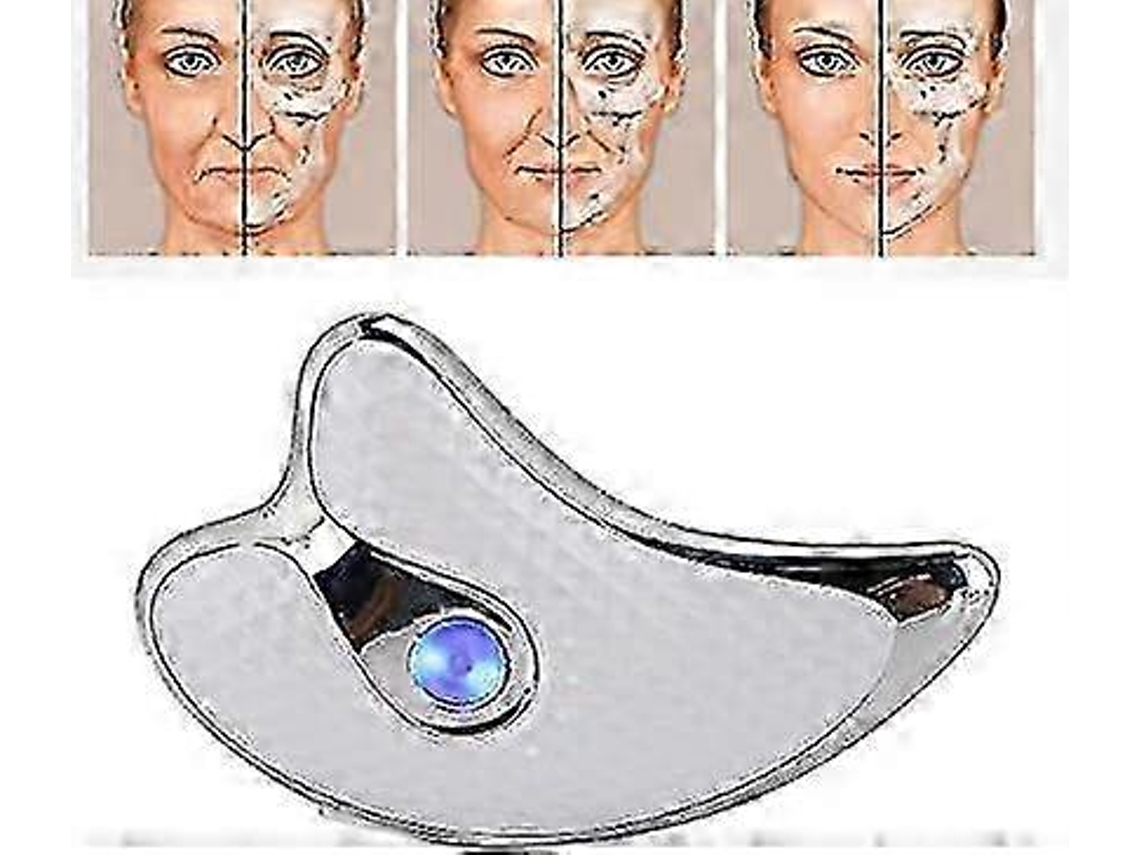 Raspador Facial De Microcorriente, Masajeador Facial Reafirmante Eléctrico, Instrumento De Belleza Para Crear Una Cara En V Y Eliminar La Papada.