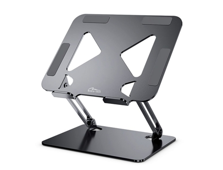 Suporte Dobrável e Regulável para Portátil MEDIA TECH MT2661 Silicone Alumínio Aço com carbono