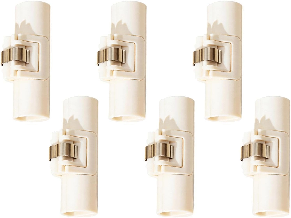 Conjunto De 6 Prendedores Chapa Genéricos Ajustáveis E Antiderrapantes