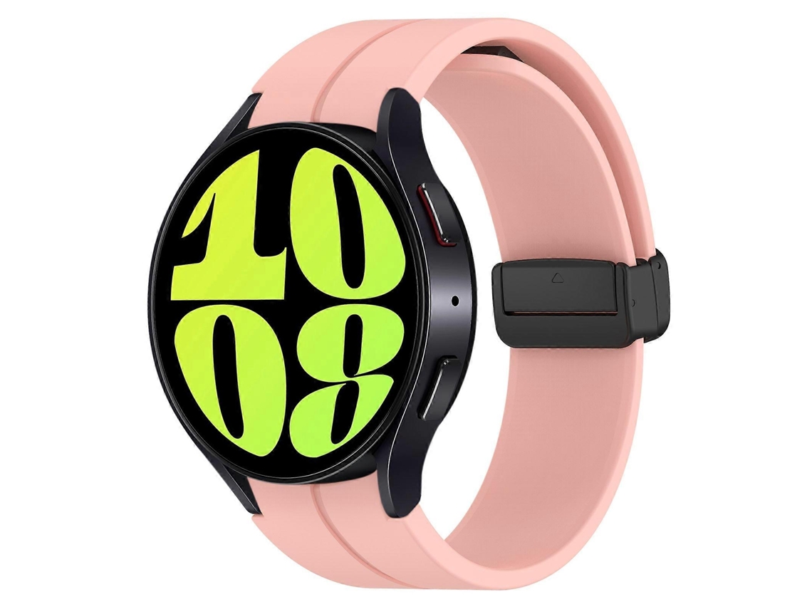 Pulseira De Silicone Preta Dobrável Com Fecho Magnético, Tamanho Grande.