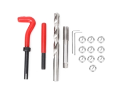 Kit De Ferramentas Para Reparo De Fios Com 15 Peças Parafusos Espirais M12*1.25mm Broca Chave Hexagonal