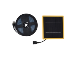 Tira Led De Crecimiento Solar 5w Espectro Completo 3 Metros Para Plantas Exteriores
