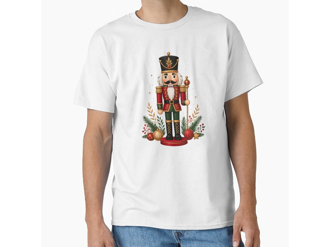 Rockinstone Nutcracker Graphic Design Printed Art T-shirt Size：l