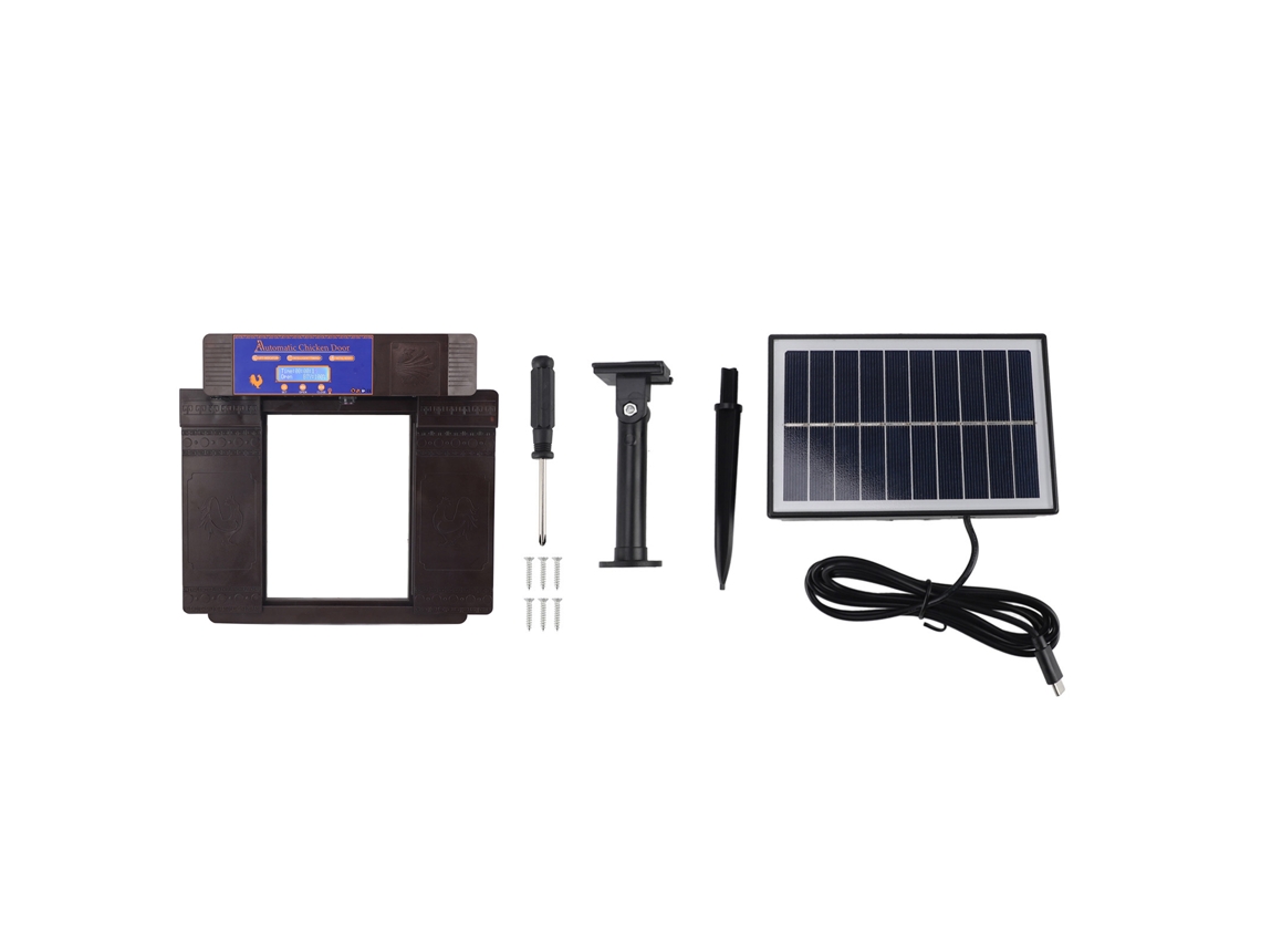 Portão Automático Galinha LAXISCREED Anti pinch Solar Ip45