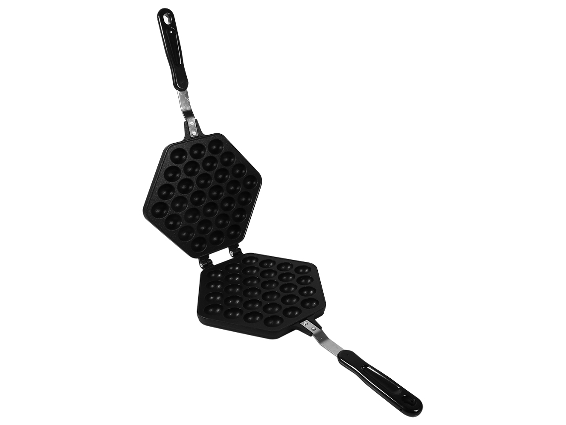 Forma Antiaderente De Alumínio Para Waffles De Ovos, Ideal Para Fazer Bolinhos De Bolha Em Casa
