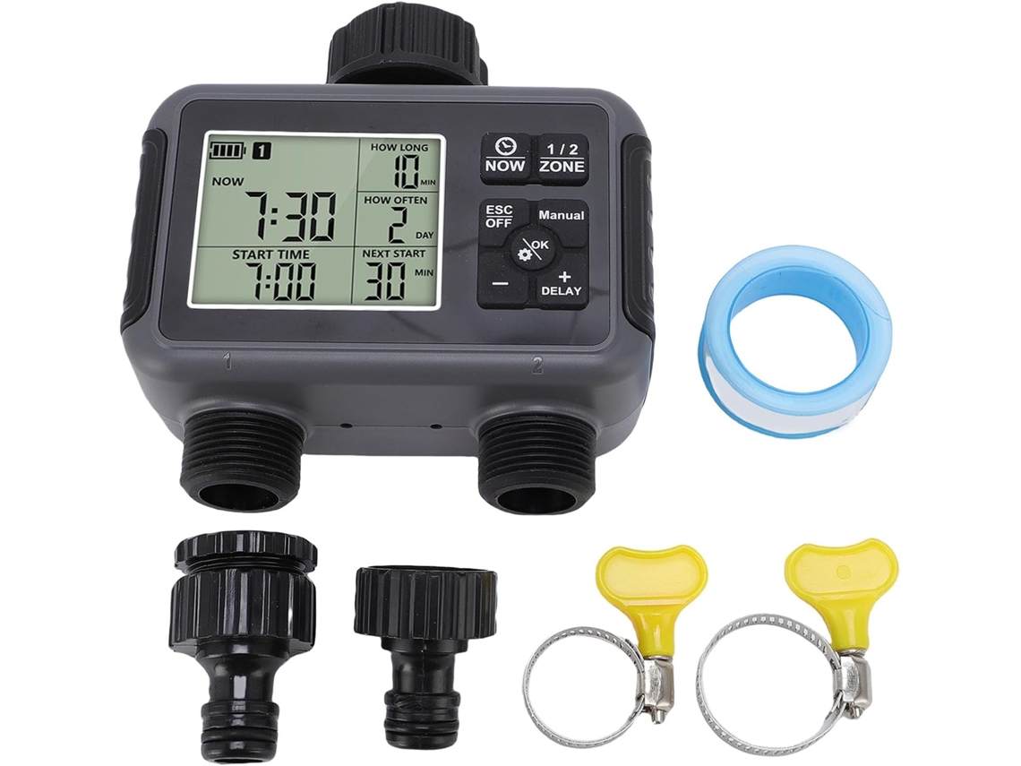 Temporizador De Água Programável Com Visor Lcd Para Mangueira Jardim