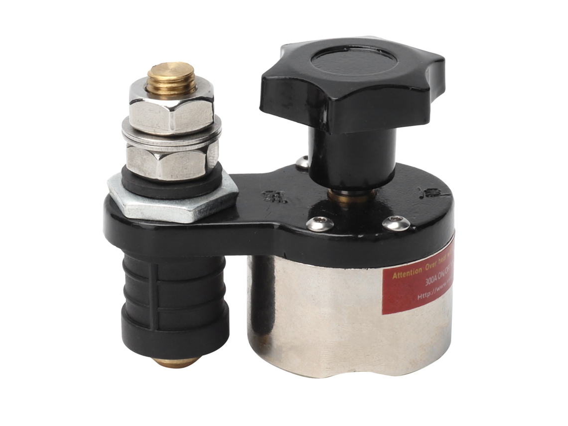 Grampo de aterramento magnético para soldagem com interruptor ajustável e conector MWGC1-300F