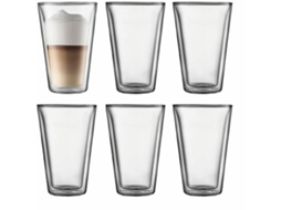Conjunto De Copos Bodum 400 Ml Transparente Vidro De Borosilicato Liso 6 Peças (6 Unidades)
