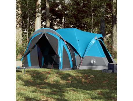 Tenda Familiar Tipi para 8 Pessoas Impermeável Azul COMFORTXL