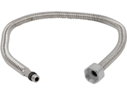 Mangueira de Abastecimento Água com Conector Torneira Cabeça Única em Aço Inoxidável 304 50 Cm CHABERLU