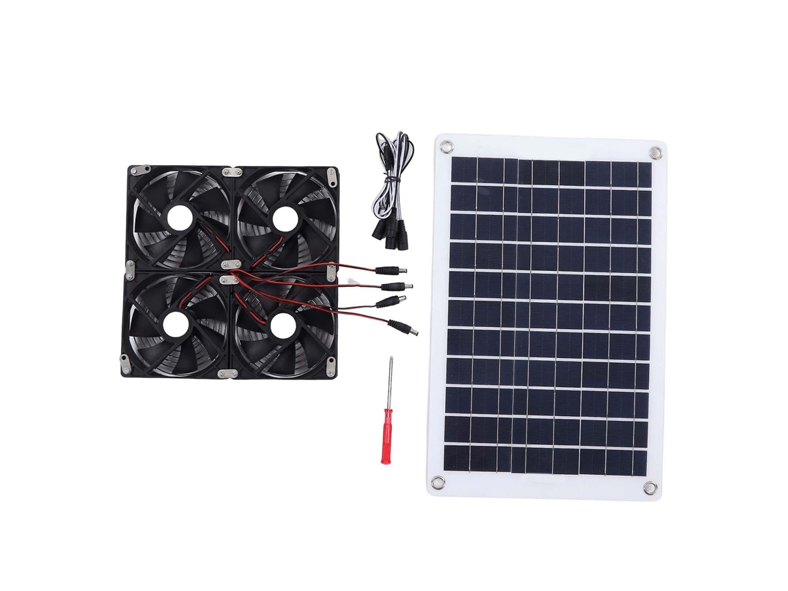 Kit De Ventilador De Painel Solar E Exaustor Para Telhados De Rv Olysi Shop