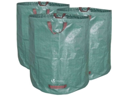 Bolsas Jardim 272l Resistentes Para Lixo De Jardim Com Alça Inferior Reutilizáveis