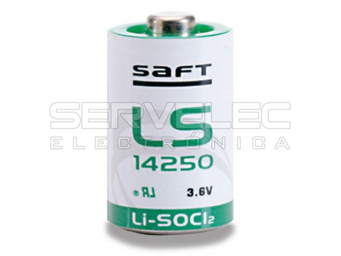 Pilha Lithium 1/2Aa 3.6V 1.2A Saft