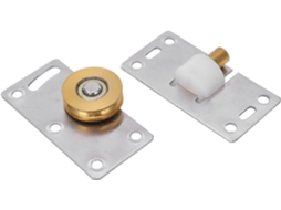 Conjunto De Roldanas Para Porta Correr, Polias 30 Mm Guarda-roupa Com