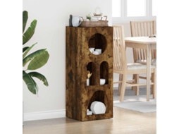 Vidaxl Buffet Elst Carvalho Defumado 40 X 35 X 100,5 Cm
