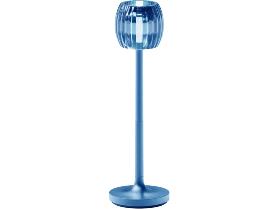 Candeeiro de Mesa STYLISTIC Bistro Lamp L Waves (Azul)