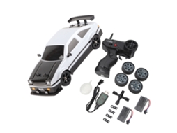 Carro de Controle Remoto 4wd 1/16 com Luzes Led Bateria 500mah | S/MARCA