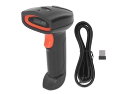 Scanner de Código de Barras 1d Sem Fio 2.4g Bluetooth Ccd Portátil para Supermercado Loja Expresso