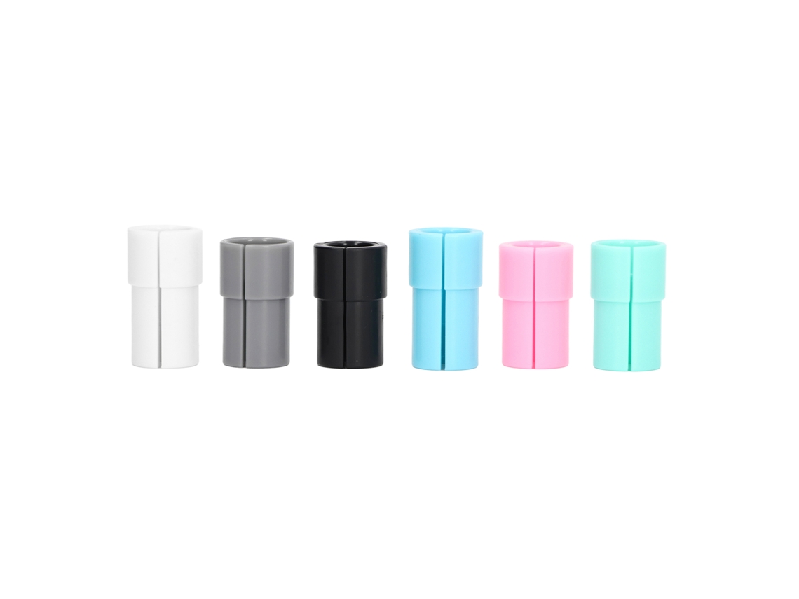 Adaptador De Caneta Para Sharpie Para Cricut (explore Air/air 2/air 3/maker) 6 Unidades (preto, Branco, Cinza, Rosa, Verde, Azul)