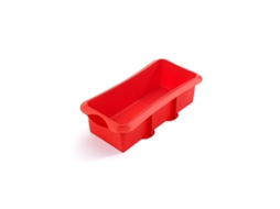 Molde de Pão Retangular 28Cm Rojo LEKUE