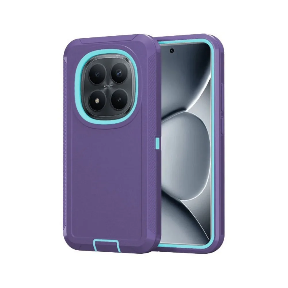 (rosa Azul, Redmi Note 15 Pro 5g) Capa Protetora Tripla Dedicada Ott, Resistente A Impactos