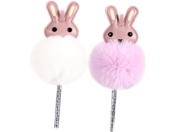 Conjunto De 6 Canetas Em Gel Com Bolinhas Pelúcia Soimiss Para Meninos