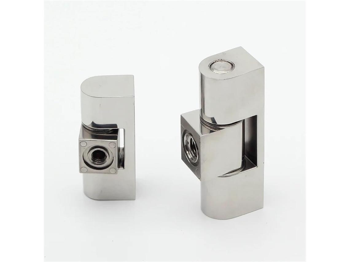 Dobradiça Com Rolamento Cl222 Em Liga De Zinco E Aço Inoxidável Para Caixa Fotoelétrica L65f45, Com Amortecimento