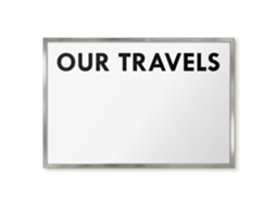 Magnetic Board Our Travels For The Living Room Espelharte (60x40 Cm)