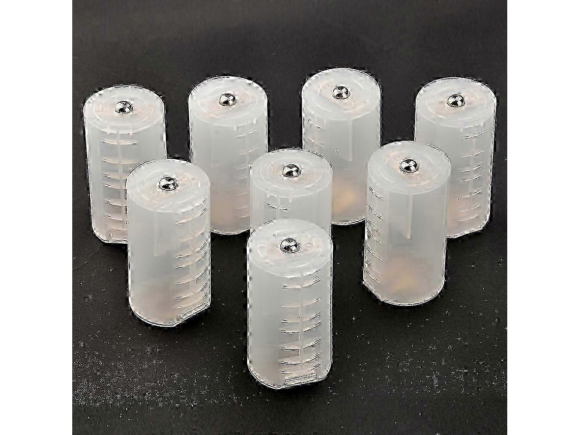 Conjunto De 8 Adaptadores De Pilha Aa/d Com Conector Para Pilhas Aa/d Hengjian